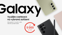 Chytré telefony a tablety Samsung s výhodným bonusem až 5 000 Kč