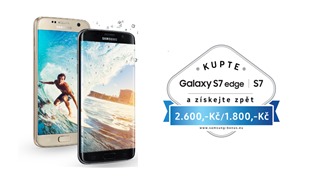 Kupte si Galaxy S7/S7 Edge a získejte zpět až 2600Kč!