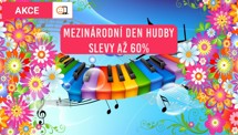 AKCE: Slevy až 60% na Mezinárodní den hudby