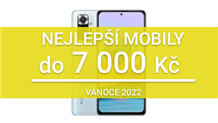 TOP 5 mobilů do 7 000 Kč [Vánoce 2022]