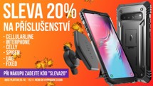 S kódem„SLEVA20“ ušetříte až tisíce za příslušenství