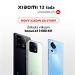 Získejte výkupní bonus až 3 000 Kč ke koupi telefonu z Xiaomi 13 řady