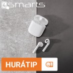 HURÁTIP: Kvalitní a levná sluchátka na styl Apple Airpods - 4smarts Eara TWS SkyPods Lite