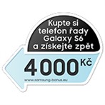 Kup si Samsung z řady Galaxy S6 a získej zpět 4000Kč!
