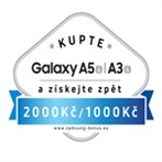 Kupte si Galaxy A3/A5 2016 a získejte až 2000 Kč zpět!
