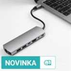 NOVINKA: Jedinečný FIXED HUB 7v1 s rozhraním 2x USB-C pro notebooky a tablety