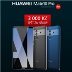 Využijte cashback 3000Kč na Huawei Mate 10 Pro