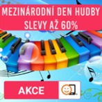 AKCE: Slevy až 60% na Mezinárodní den hudby