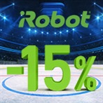 Fanděte s hokejovou slevou 15% na vysavače iRobot!