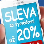 Samsung akce vysvědčení - Sleva až 20%