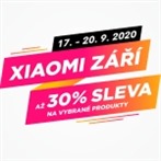 AKCE: Xiaomi září - Až 30% sleva na vybrané produkty do 20.9.2020