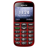 Aligator A870 Senior Red + Nab�jec� stoj�nek