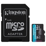 Kingston microSDXC 64GB Canvas Go! Plus + SD adaptér