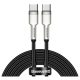 Baseus Cafule Series USB-C / USB-C 100W 2m opletený černý kabel