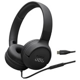JBL Tune 520C USB-C drátová náhlavní sluchátka černá