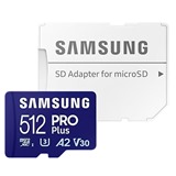 Samsung PRO Plus microSDXC 512GB + SD adaptér
