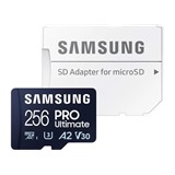 Samsung PRO Ultimate microSDXC 256GB + SD adapt�r