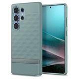 Spigen Parallax zadn kryt s podporou MagSafe pro Samsung Galaxy S25 Ultra zelen