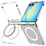 Spigen Ultra Hybrid Pro zadn� kryt s podporou MagSafe pro Samsung Galaxy Z Flip7 b�l�