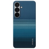 Pitaka Tactile Woven Case aramidov kryt s podporou MagSafe pro Samsung Galaxy S25 modr