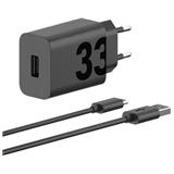 Motorola TurboPower 33W nab�je�ka s kabelem USB-C �ern�