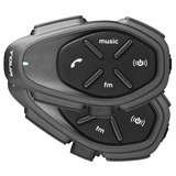 CellularLine Interphone TOUR HD Bluetooth headset pro uzav�en� a otev�en� p�ilby Twin Pack