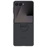 Samsung silikonový zadní kryt s kroužkem na prst pro Samsung Galaxy Z Flip7 černý (EF-PF766TBEGWW)