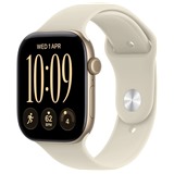 Apple Watch Series 12 46mm Light Gold + Sand Sport Band S/M