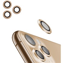 4smarts Second Glass PRO tvrzen sklo na oku fotoapartu pro Apple iPhone 11 Pro / 11 Pro Max 3ks zlat