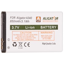 Aligator baterie 850mAh Li-Ion pro A340, A310, A311, A320, V600
