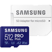 Samsung PRO+ microSDXC 512GB + SD adaptr (MB-MD512KA / EU)