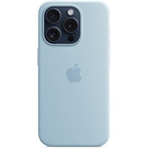 Apple silikonov zadn kryt s podporou MagSafe pro Apple iPhone 15 Pro svtle modr