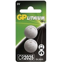 GP CR2025 lithiov baterie, 2ks