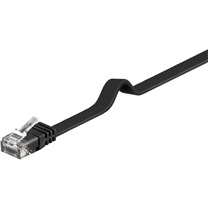 PremiumCord CAT6 UTP 5m černý síťový kabel