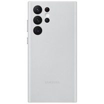 Samsung kožený zadní kryt pro Samsung Galaxy S22 Ultra šedý (EF-VS908LJEGWW)