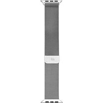 CELLFISH magnetick emnek milnsk tah Apple Watch 42 / 44 / 45 / 49mm stbrn