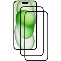 CELLFISH DUO 5D tvrzen sklo pro Apple iPhone 15 Plus Full-Frame ern 2ks