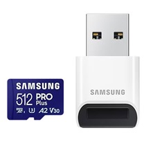 Samsung PRO Plus microSDXC 512GB + USB-A adaptr