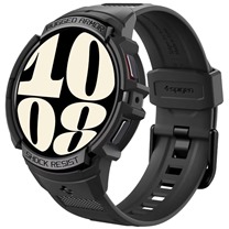 Spigen Rugged Armor Pro kompletn pouzdro s emnkem pro Samsung Galaxy Watch6 40mm ern