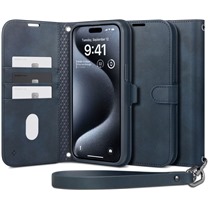 Spigen Wallet S Pro flipov pouzdro pro Apple iPhone 15 Pro Max modr