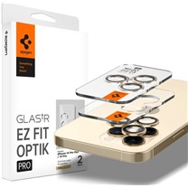 Spigen EZ Fit Optik Pro tvrzen sklo na oky fotoapartu pro Apple iPhone 14 Pro / Pro Max zlat