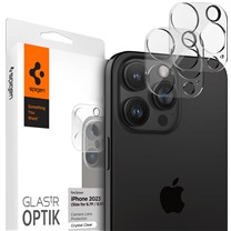 Spigen Glass.tR EZ Fit Optik tvrzen sklo na oky fotoapartu pro Apple iPhone 15 Pro / 15 Pro Max / 14 Pro / 14 Pro Max 2ks ir