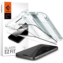 Spigen Glass.tR EZ Fit tvrzen sklo pro Apple iPhone 15 Pro 2ks ern