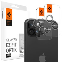 Spigen Glass.tR EZ Fit Optik Pro tvrzen sklo na oky fotoapartu pro Apple iPhone 15 Pro / 15 Pro Max 2ks ir