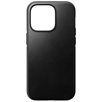 Nomad Modern Leather MagSafe zadn kryt pro Apple iPhone 14 Pro ern