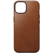 Nomad Modern Leather MagSafe zadn kryt pro Apple iPhone 14 tmav hnd