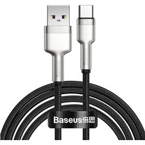 Baseus Cafule Series USB-A / USB-C 66W 2m opleten ern kabel