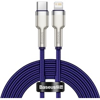 Baseus Cafule Series USB-C / Lightning 20W 2m opleten fialov kabel