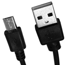 CellFish USB / micro USB, 1m černý kabel pro outdoor telefony