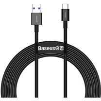 Baseus Superior Series USB-A / USB-C 66W 2m černý kabel